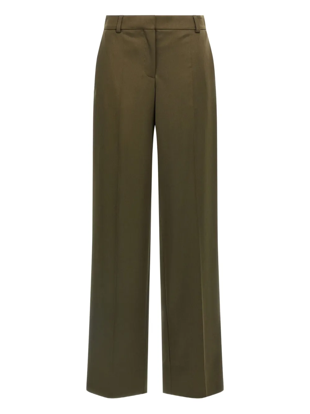 Stella Mccartney Shiny Tailoring Loose Trousers In Neutral