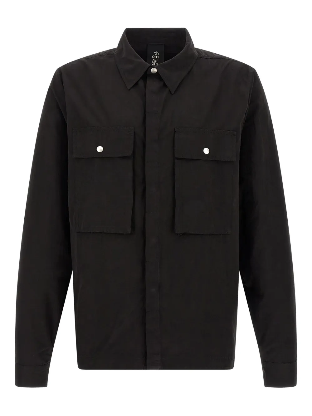 Thom Krom snap-button pocket shirt | Black | Image 1