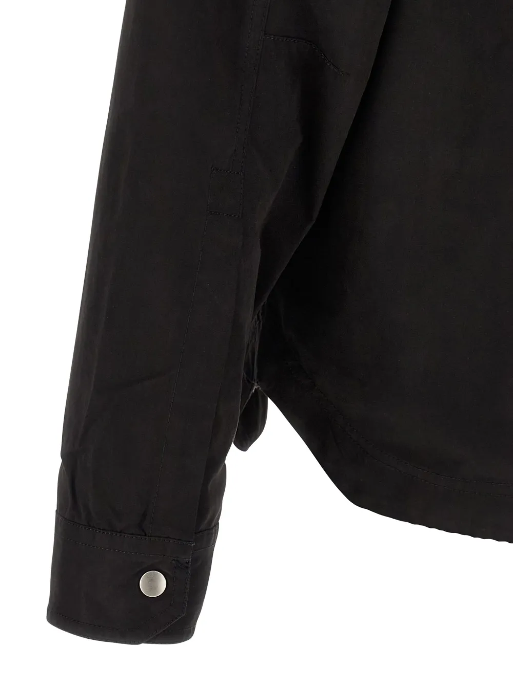 Thom Krom Snap-button Pocket Shirt In Black