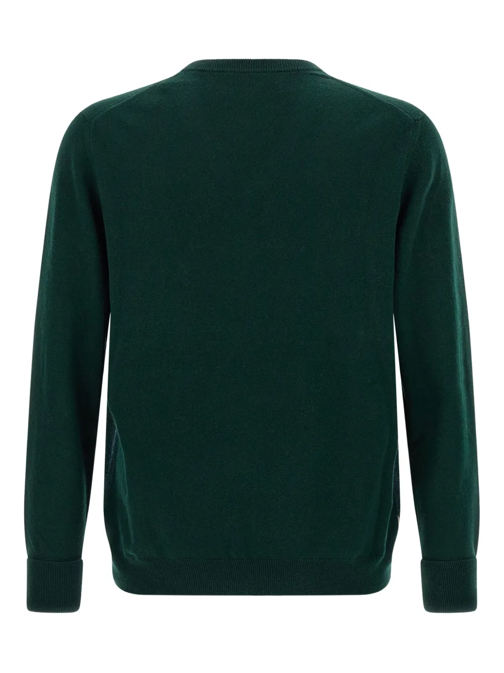 Ballantyne argyle V-neck sweater - Groen