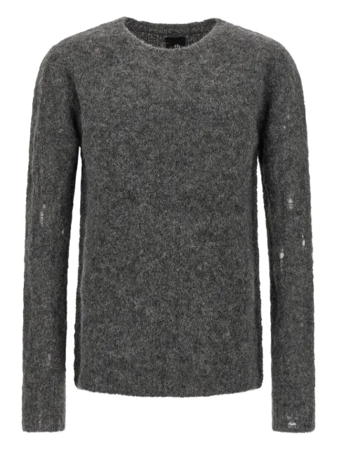 Thom Krom crew-neck distressed sweater