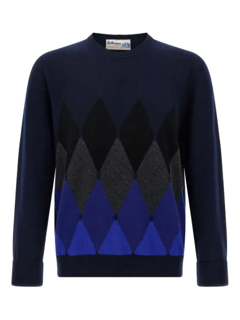 Ballantyne argyle-pattern cashmere sweater