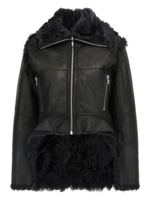 Rick Owens Exploder zip-front leather jacket