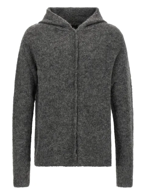 Thom Krom full-zip alpaca-wool hoodie