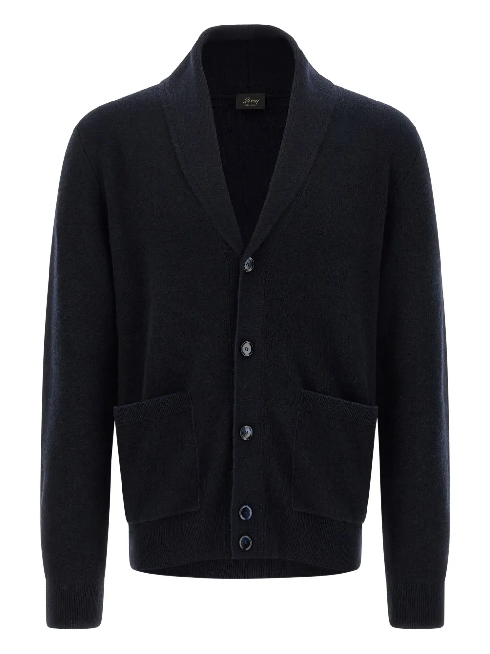 Brioni shawl-collar button cardigan | Blue | Image 1