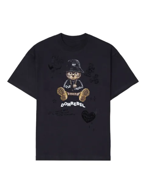 DOMREBEL NY Bear Sketch T-shirt