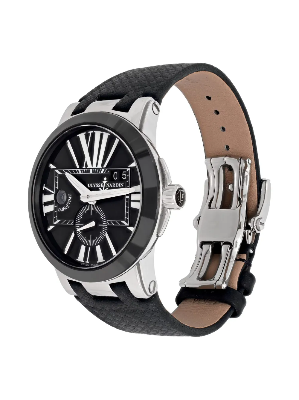 Pre-owned Ulysse Nardin Executive 43mm In Black