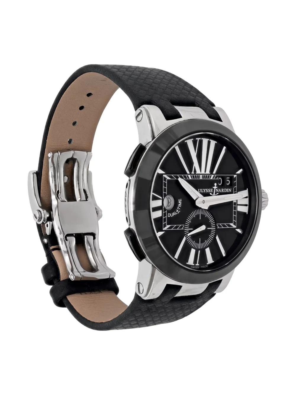 Pre-owned Ulysse Nardin Executive 43mm In Black