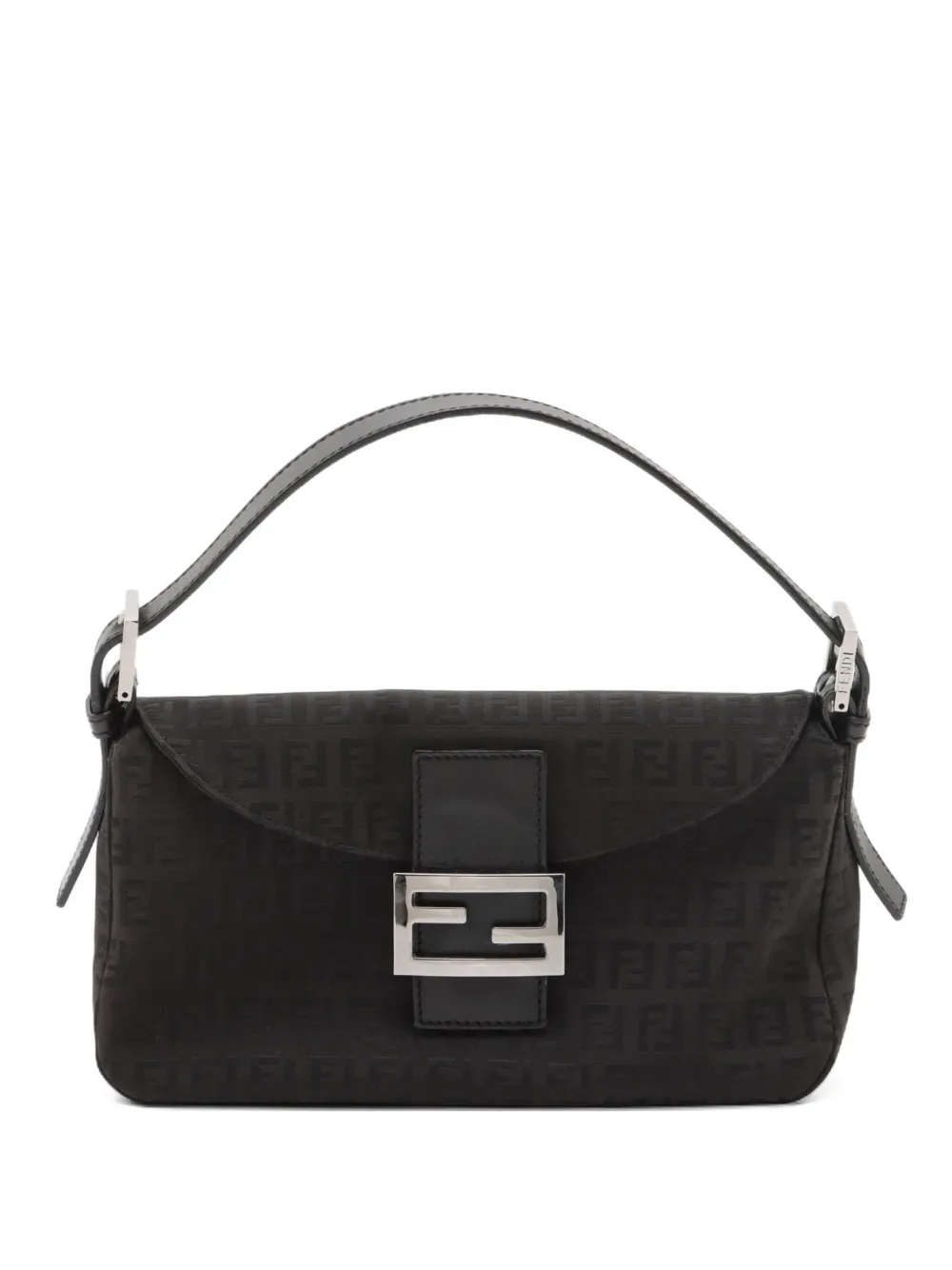Fendi Pre-Owned 2000-2010 Zucca Mamma monogram-jacquard shoulder bag | Black | Image 1