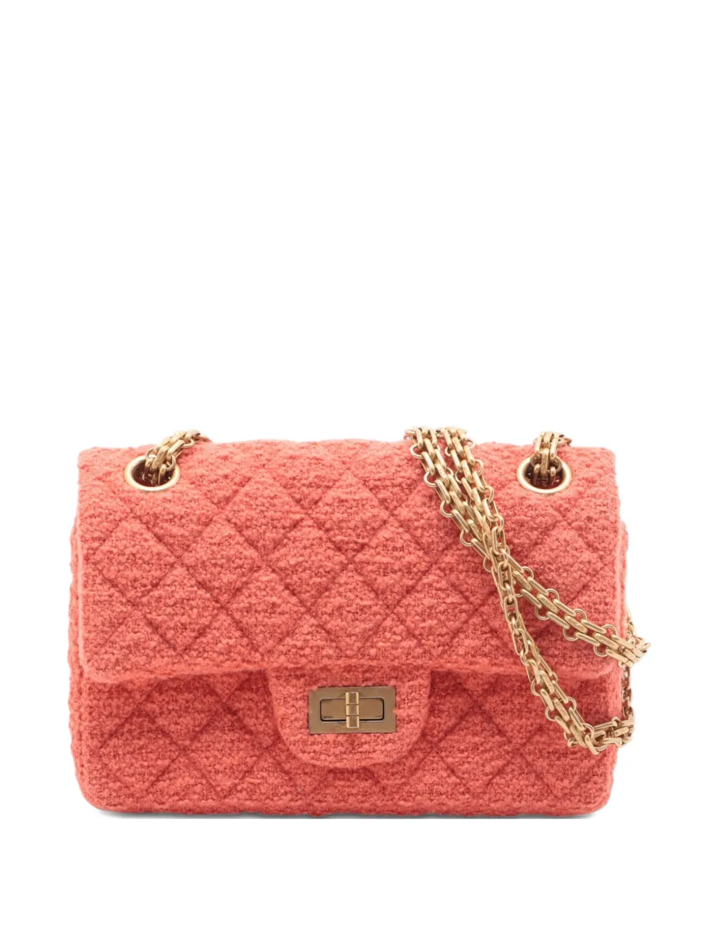 CHANEL Pre-Owned 2020-2021 2.55 Reissue shoulder bag | Orange | Image 1