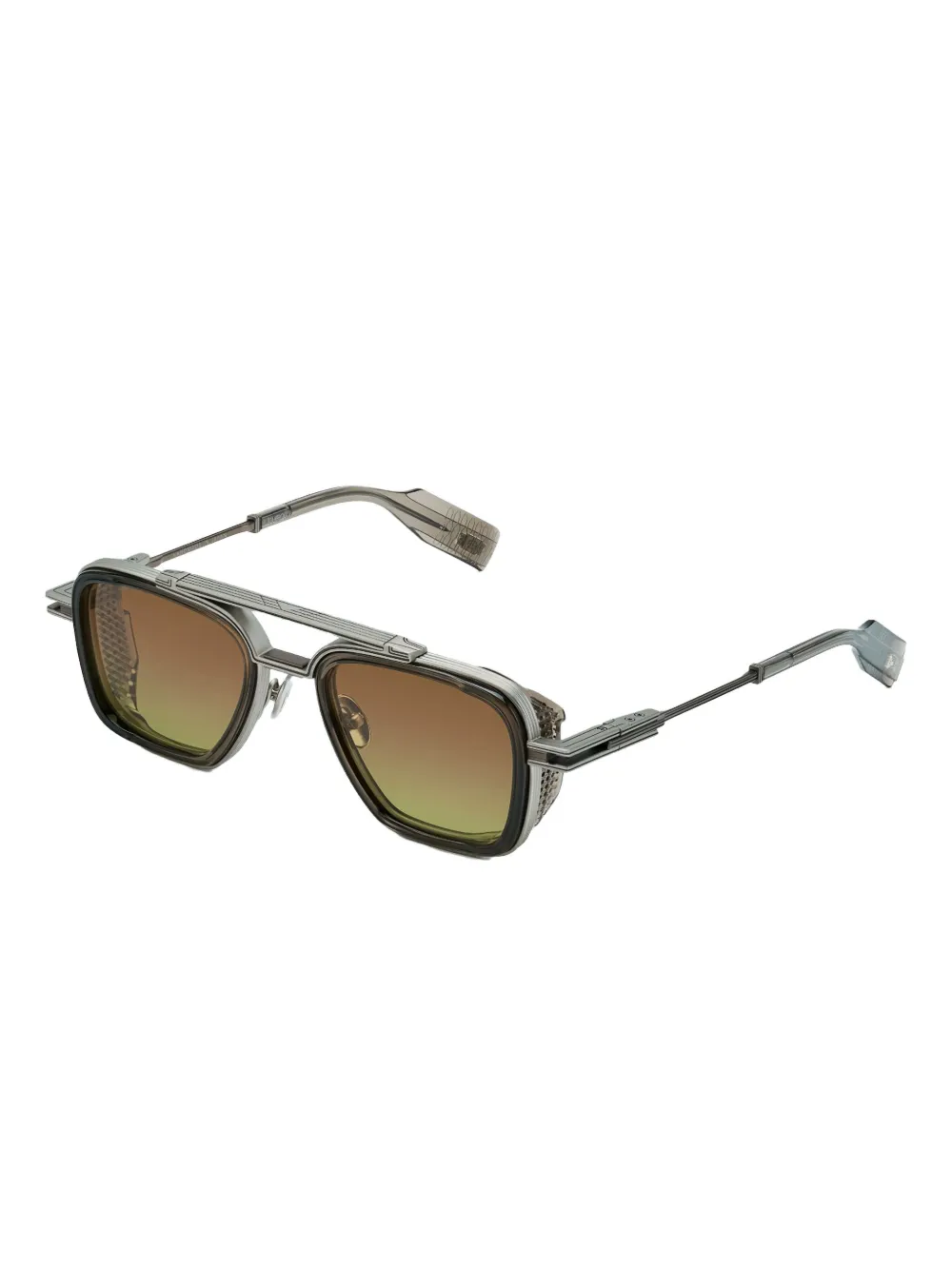 T Henri Eyewear geometric-frame gradient-lens sunglasses - Grijs