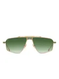 T Henri Eyewear geometric-frame sunglasses - Gold