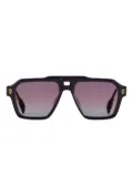 T Henri Eyewear geometric-frame sunglasses - Black