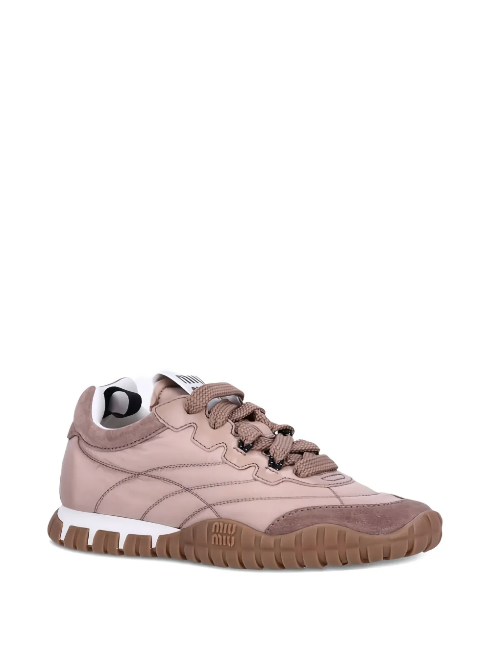 Miu Miu lace-up sneakers - Roze