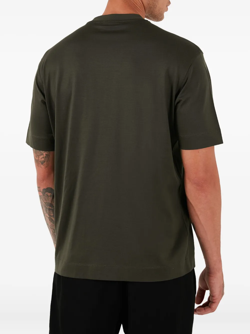 Emporio Armani T-shirt met zak Groen