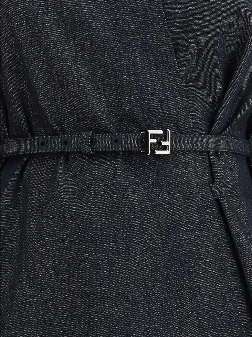 FENDI Blousejurk met ceintuur Blauw