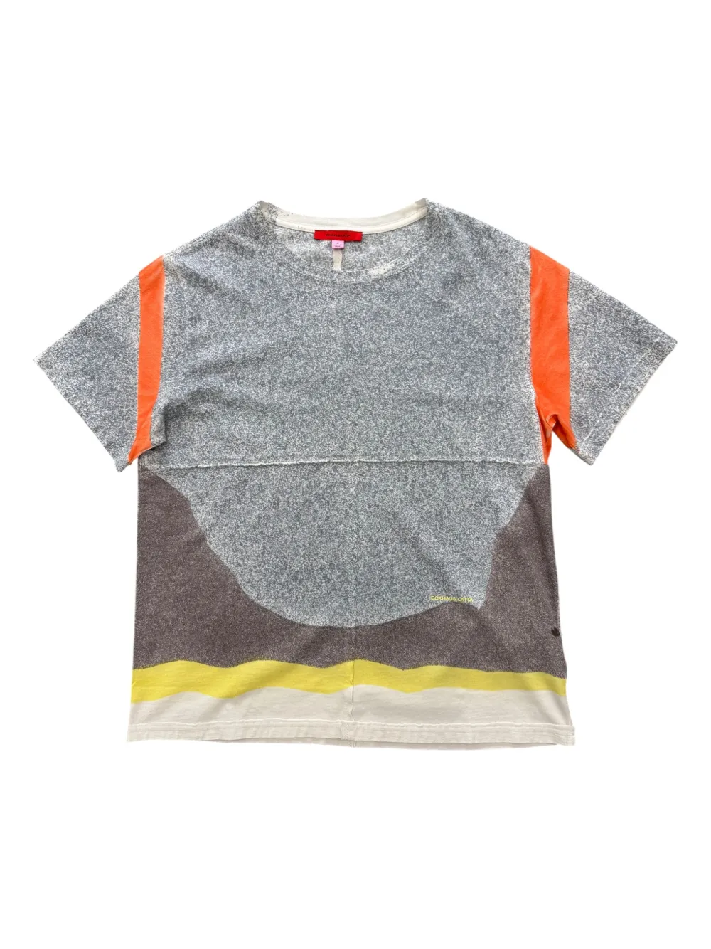 Eckhaus Latta Lapped T-shirt | Grey | Image 1