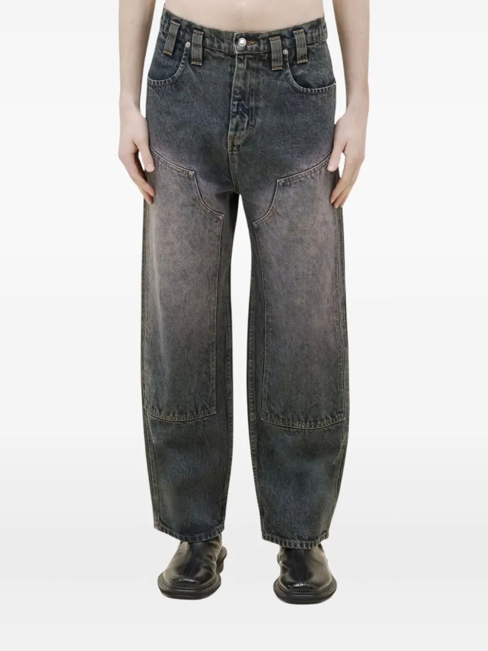 Eckhaus Latta Jeans met geverfd effect Blauw