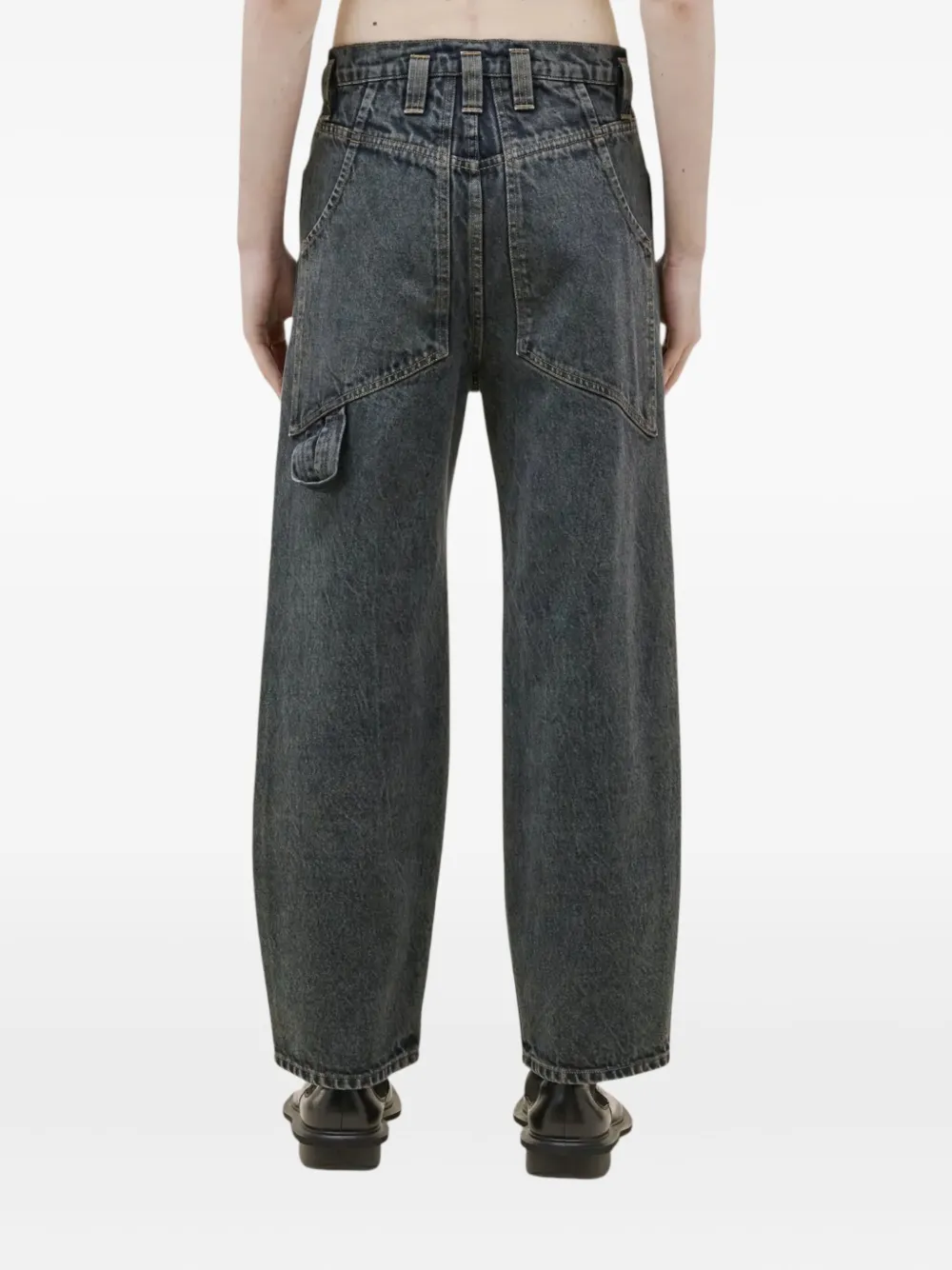 Eckhaus Latta Jeans met geverfd effect Blauw