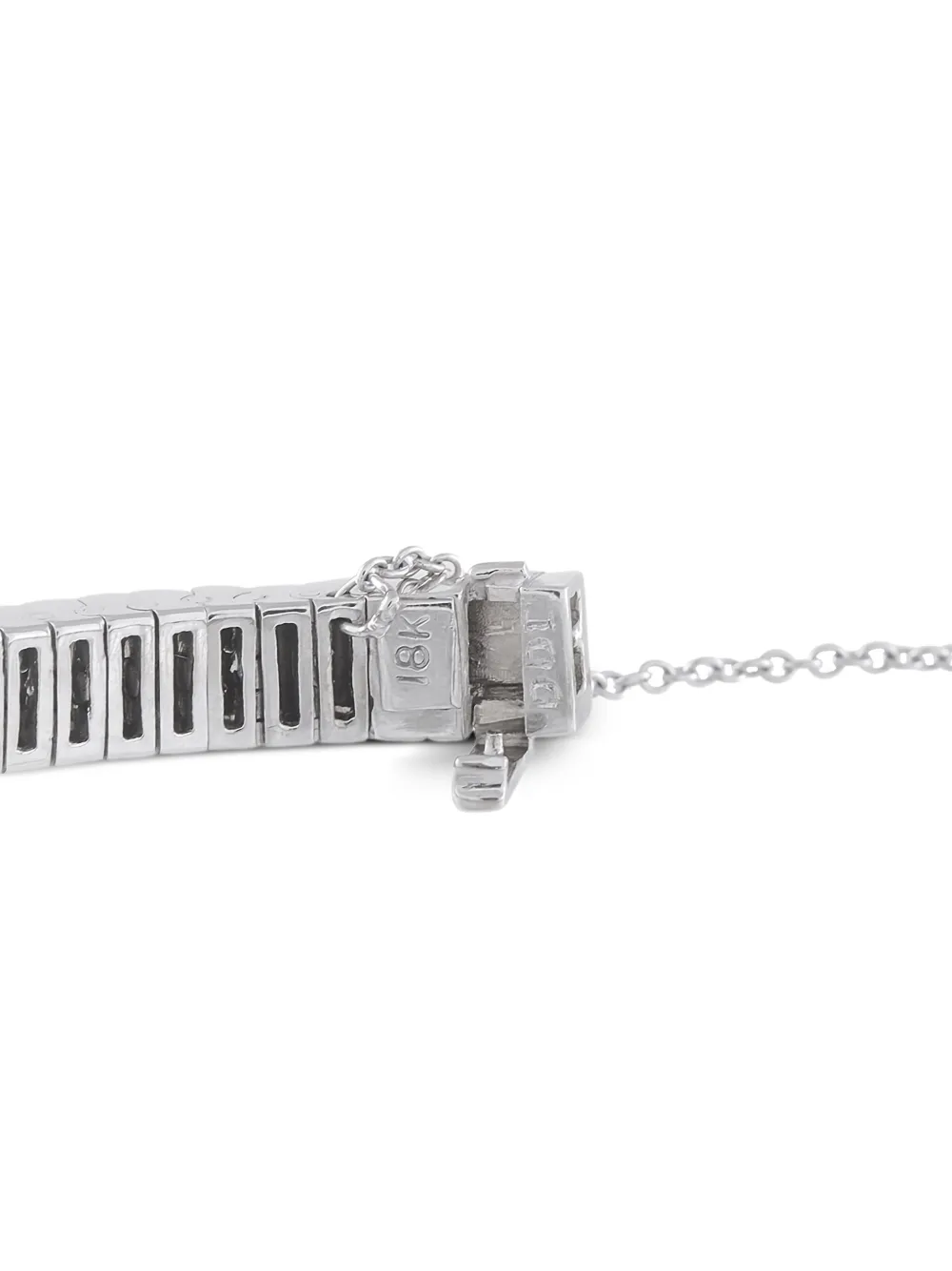 LB Exclusive 18K white gold square-cut diamond bracelet | Image 2