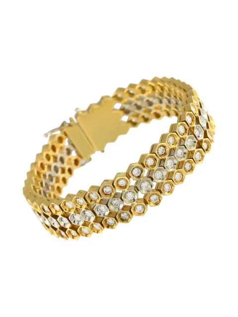 LB Exclusive 18K yellow gold and diamond bracelet