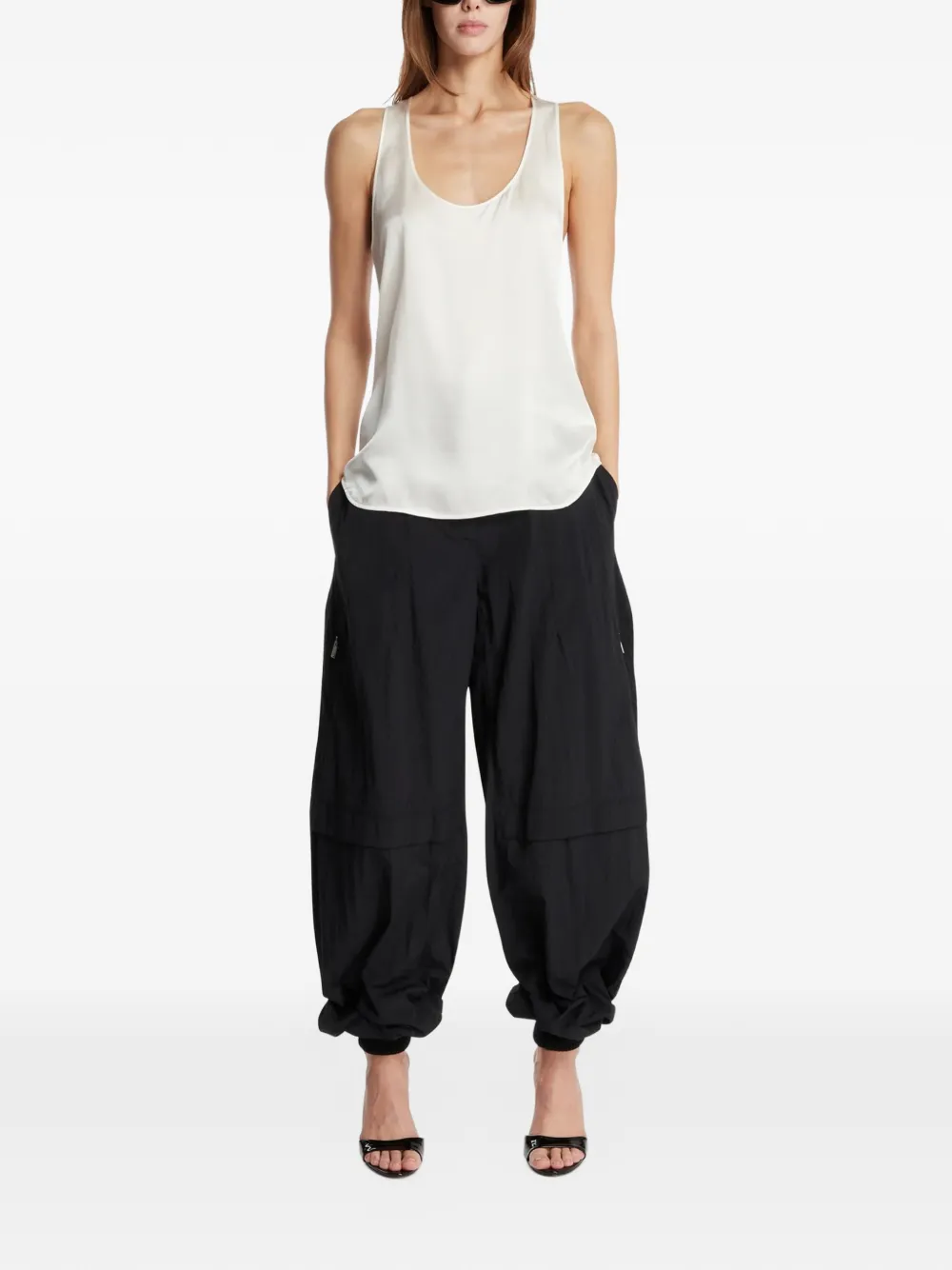 WARDROBE.NYC scoop-neck top - Wit