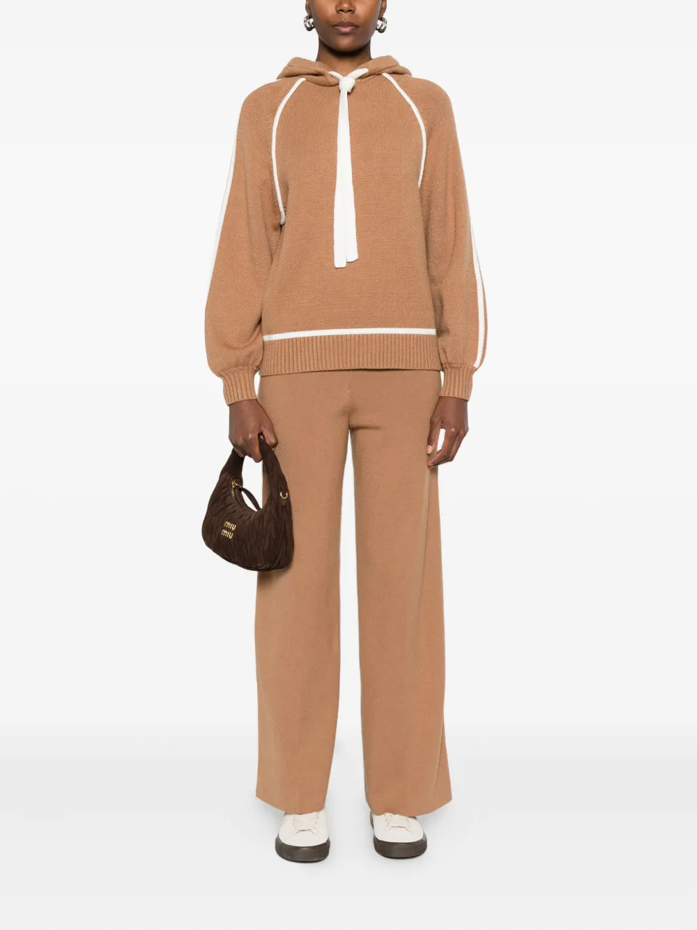 TWINSET ribbed trousers - Bruin