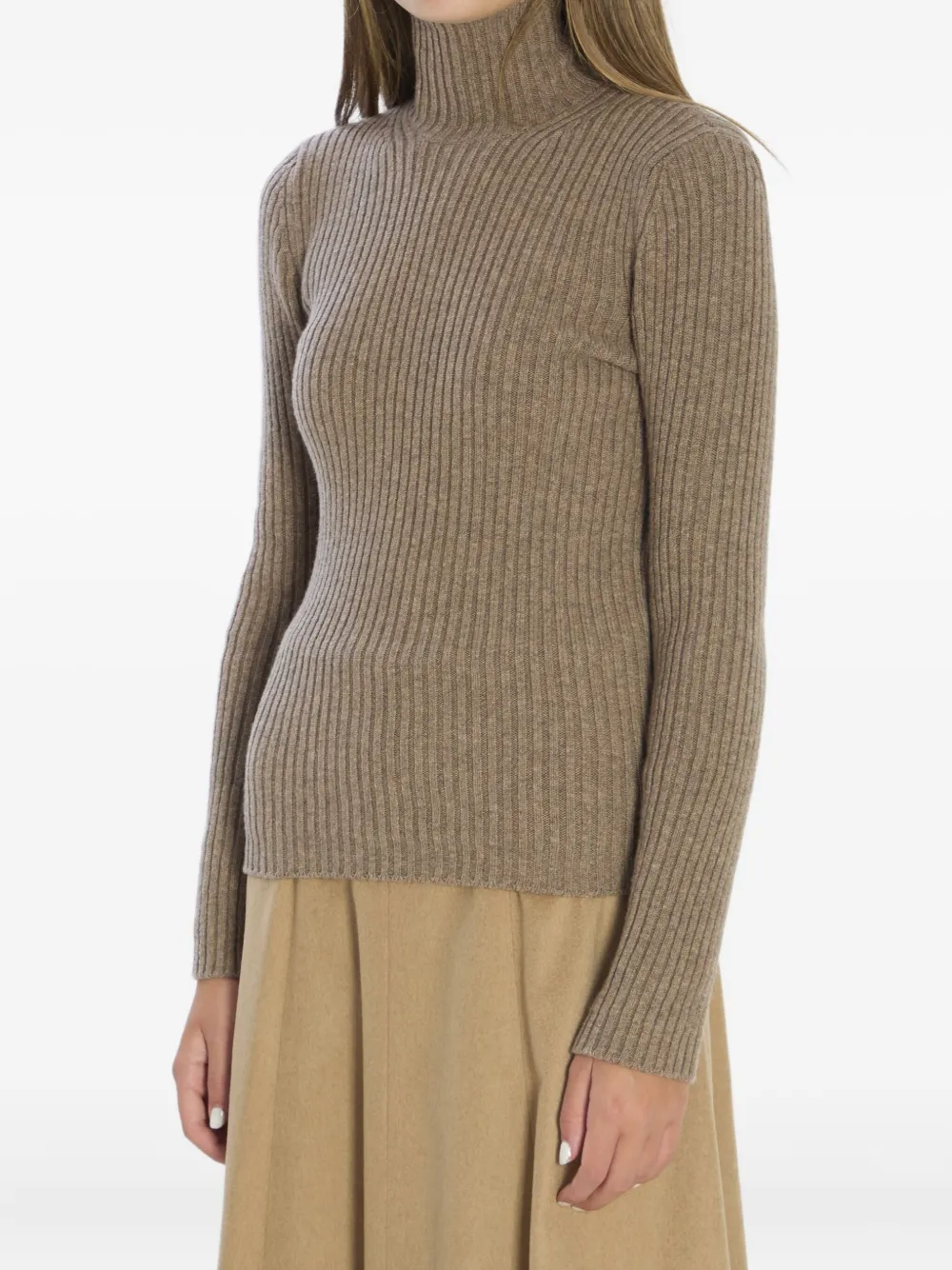 Max Mara ribbed high-neck sweater | Knitted Sweaters | Image 2