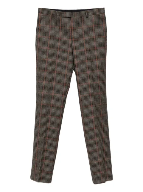 Paul Smith بنطال صوف بكاروهات