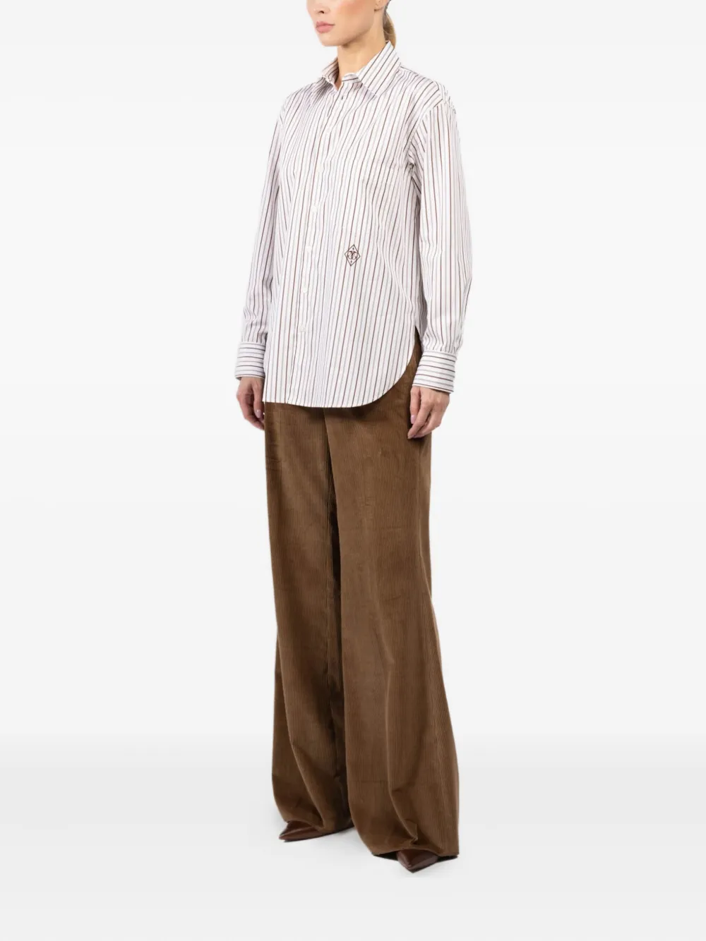 Seafarer Striped Shirt In Neutral