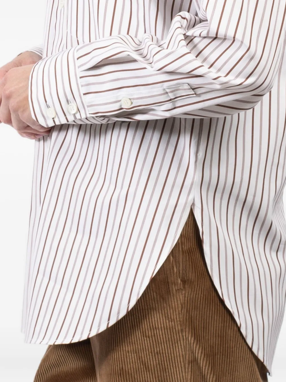 Seafarer Striped Shirt In Neutral