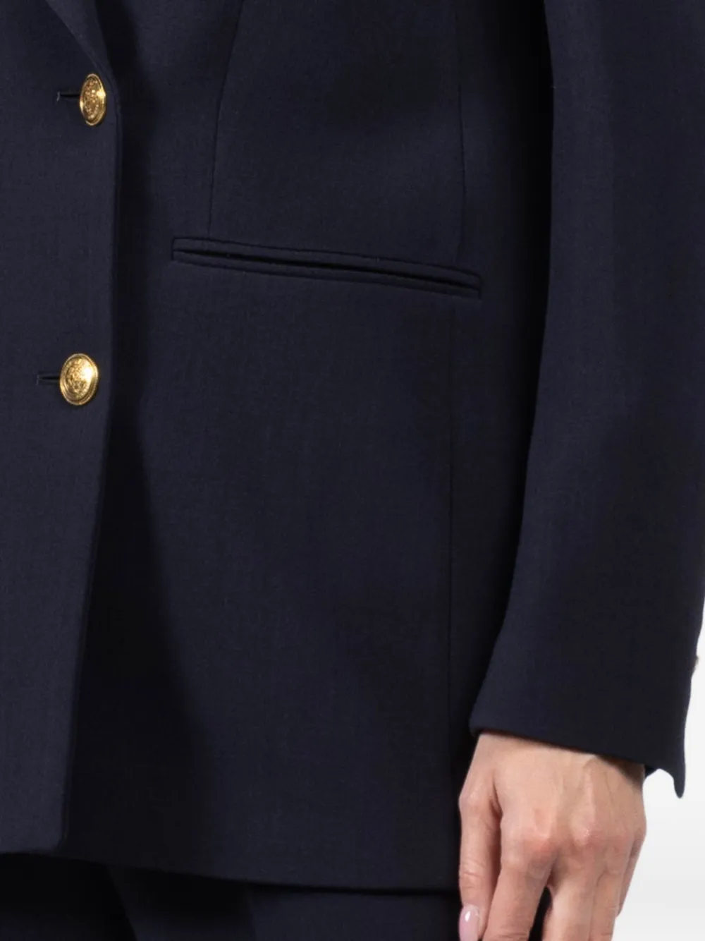 Seafarer Blazer met dubbele rij knopen Blauw