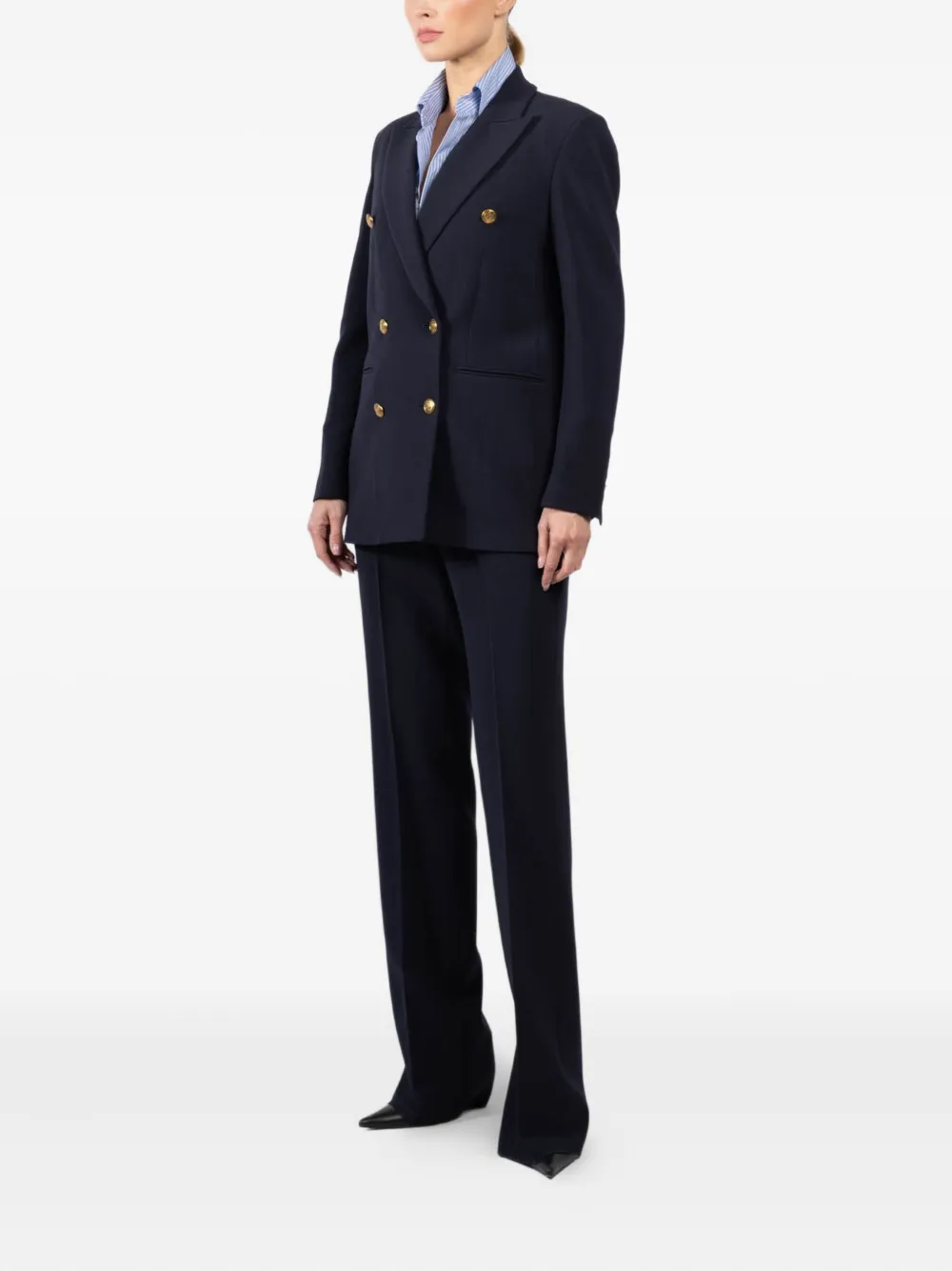Seafarer Blazer met dubbele rij knopen Blauw