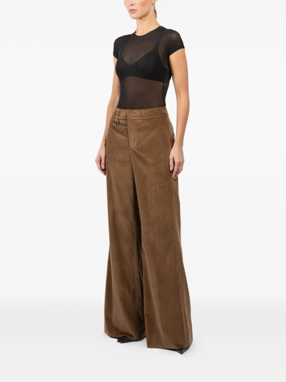 Seafarer Corduroy Trousers In Brown