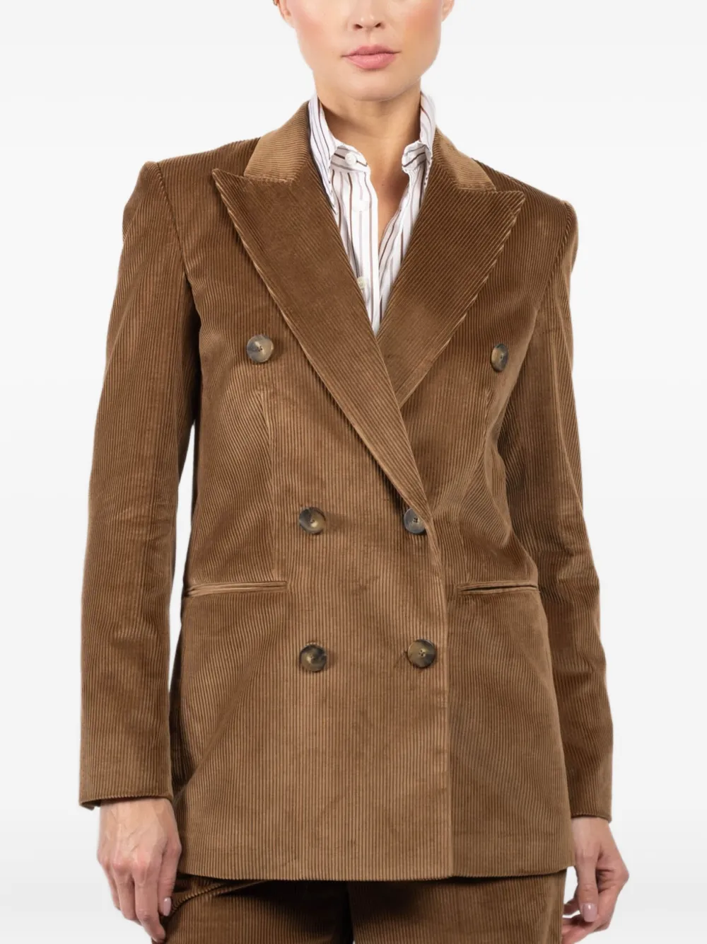 Seafarer corduroy blazer | Brown | Image 1