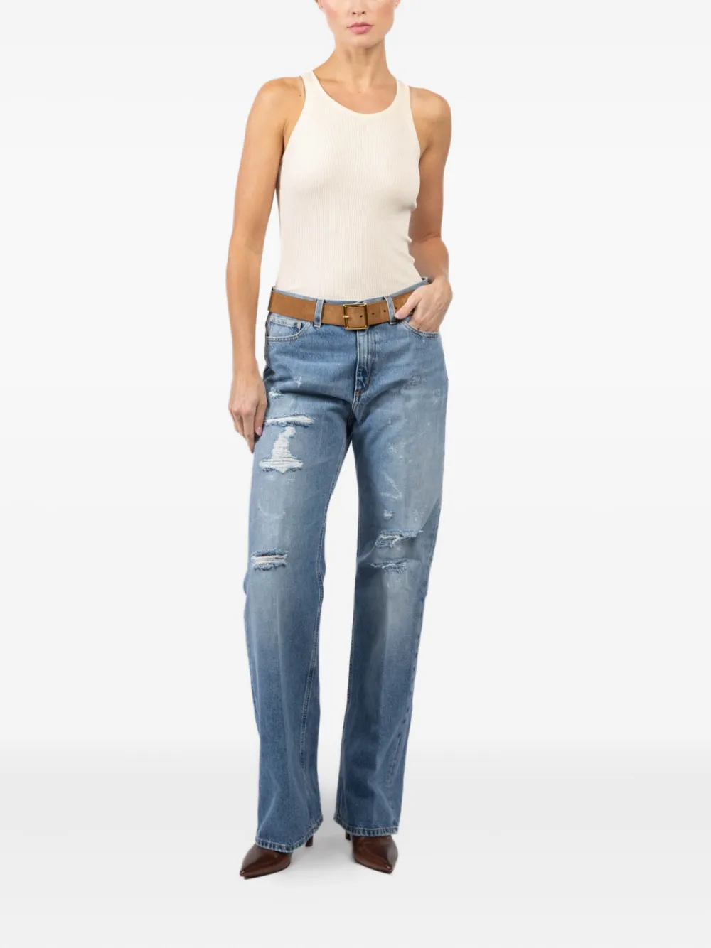 Seafarer ripped-detail jeans | Straight-Leg Pants | Image 2