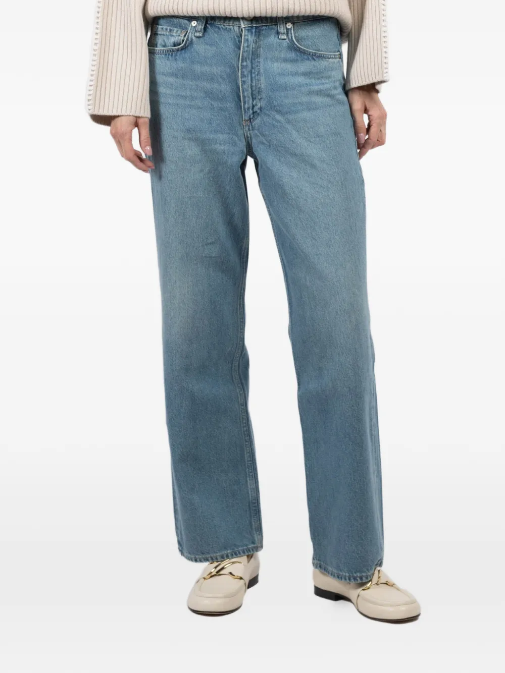 rag & bone Straight jeans Blauw