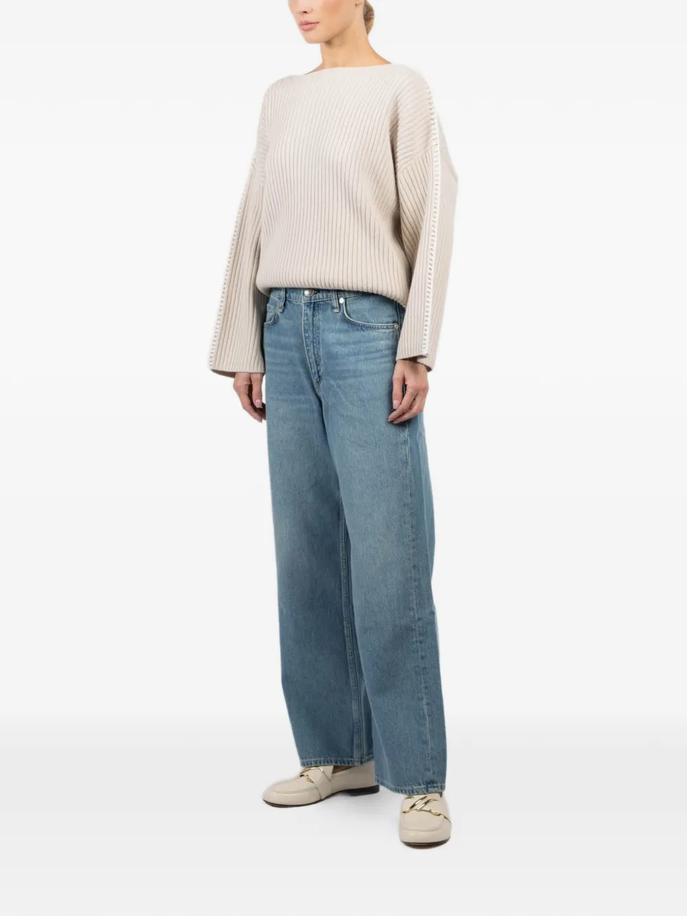 rag & bone Straight jeans Blauw