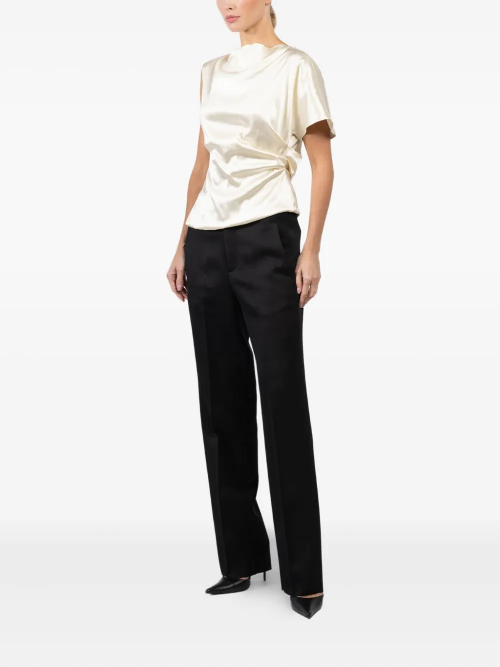 Seafarer draped sleeveless blouse | Blouses | Image 2
