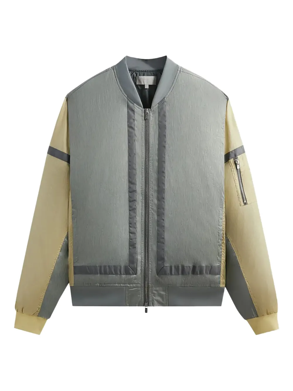 Kith Silas Washed Bomber Jacket In Gray