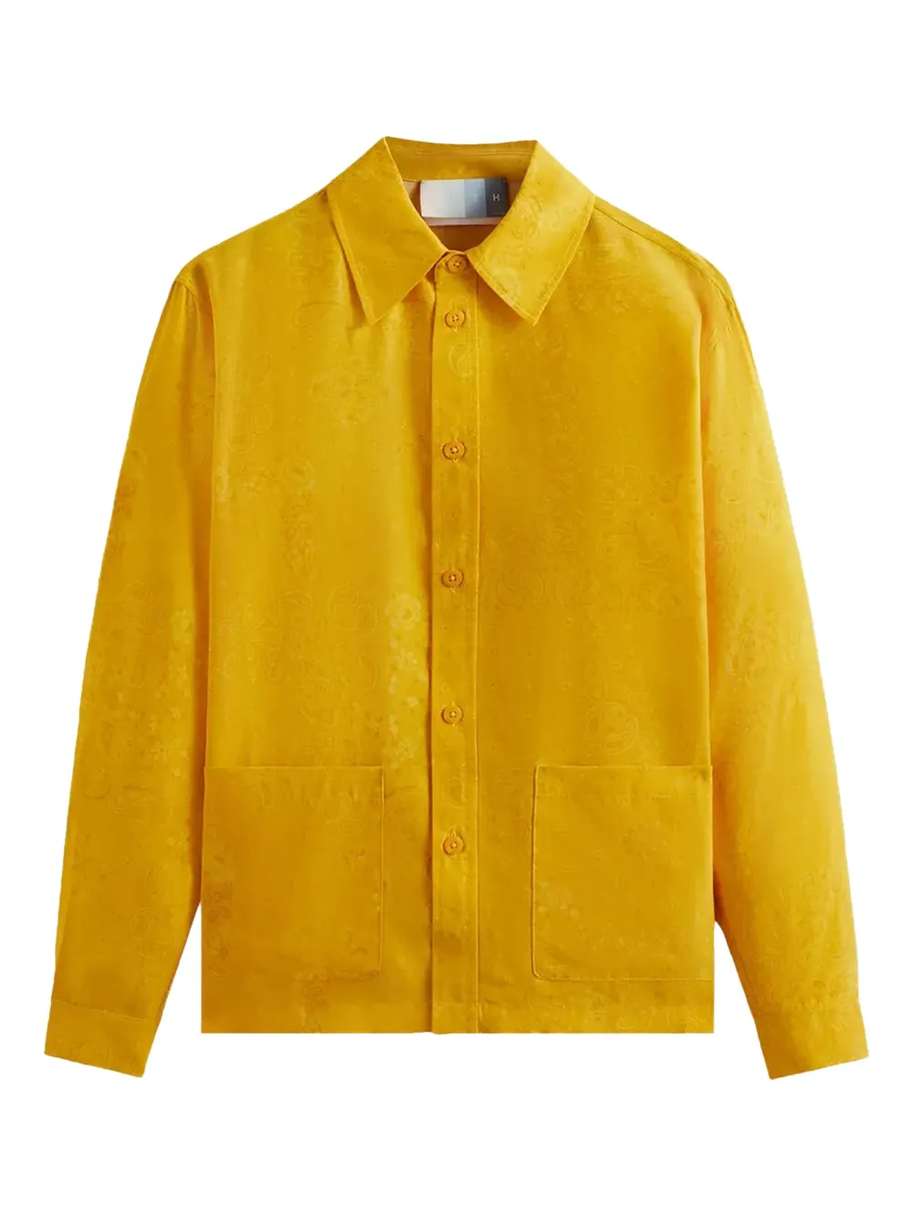 KITH Opulence long-sleeve overshirt | Yellow | Image 1