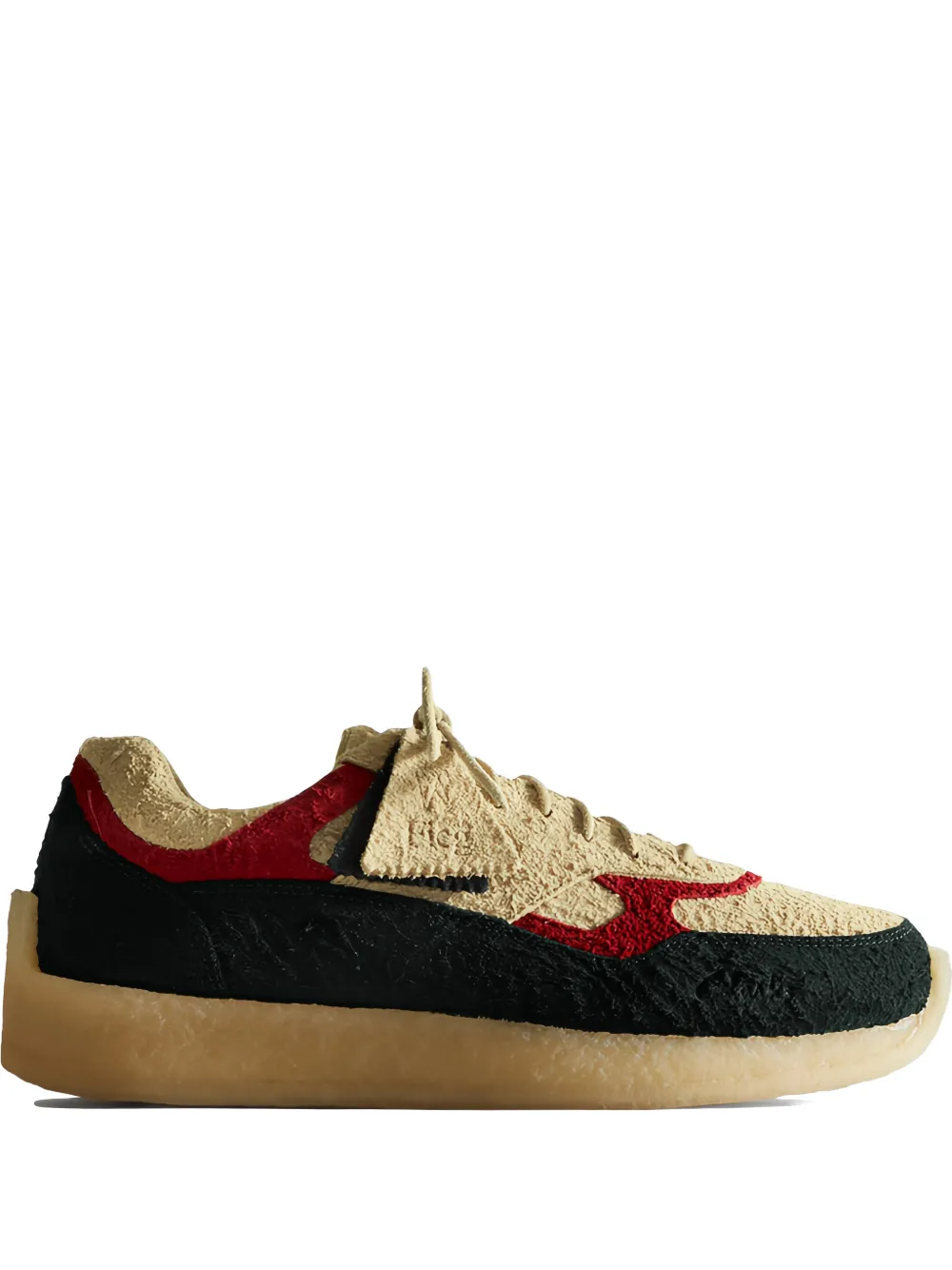 Clarks Originals baskets lockhill en daim | tons neutres | Image 1