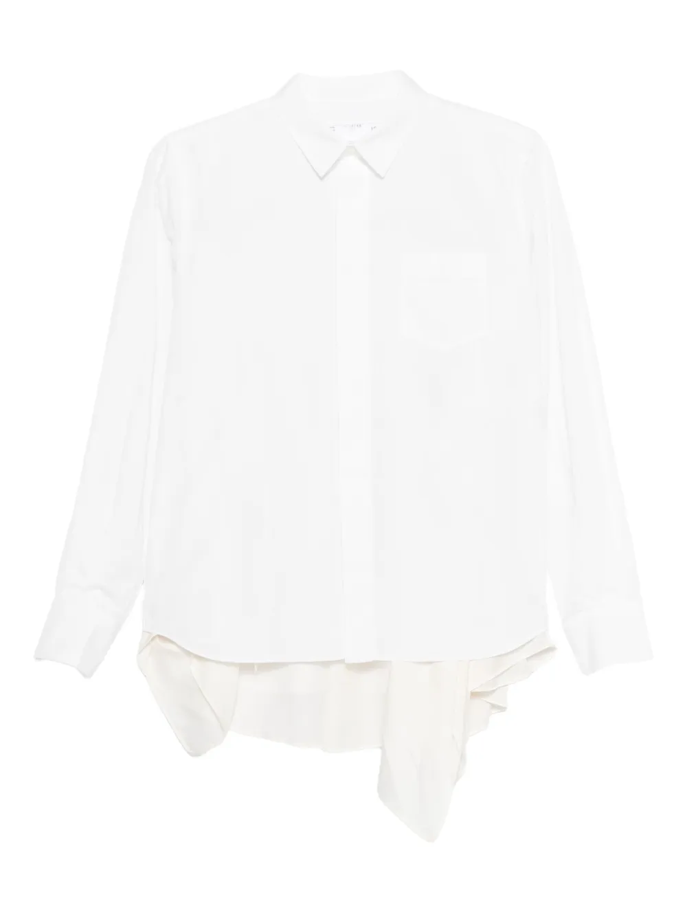 sacai ruffled layered shirt | White | Image 1