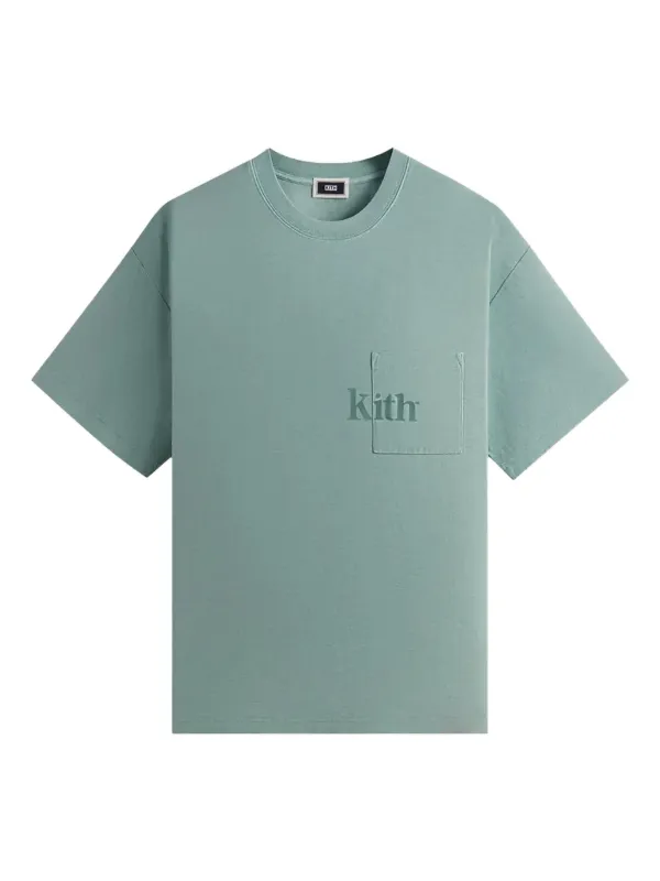KITH Quinn ポケットロゴ Tシャツ | グリーン | FARFETCH JP