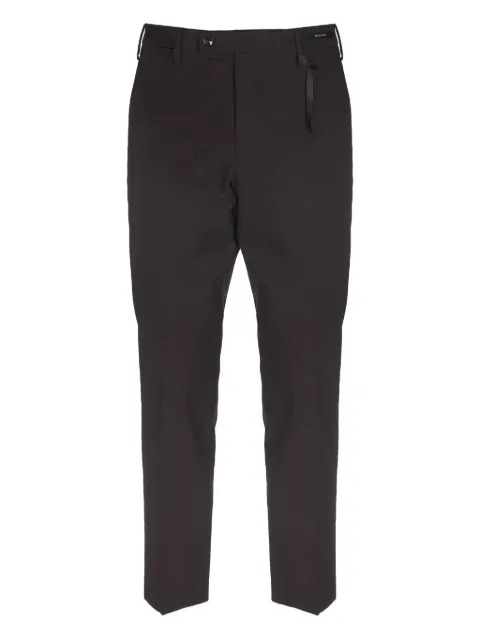 michael coal pressed crease trousers