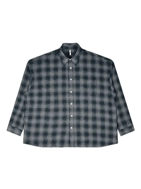 Sunflower checked cotton shirt