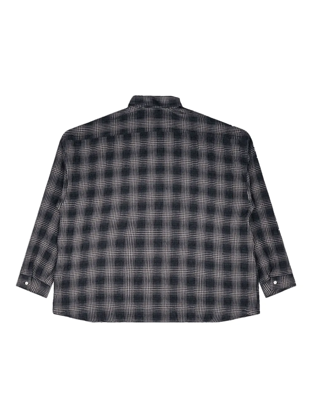 Sunflower Geruit katoenen overhemd Grijs