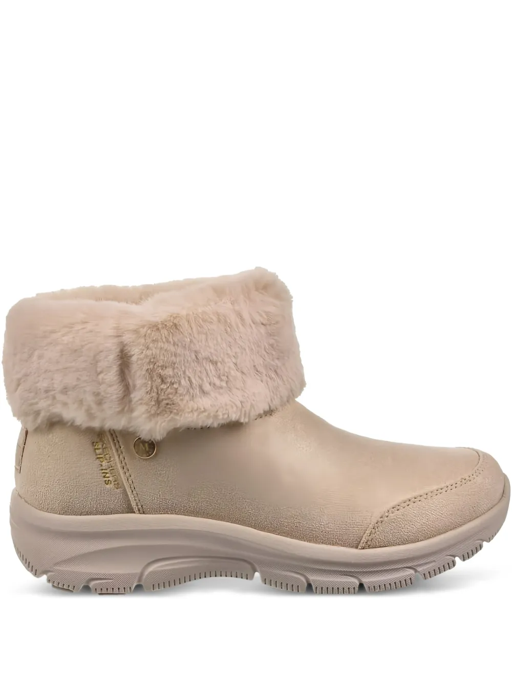 Skechers faux-fur cuff ankle boots | Neutrals | Image 1