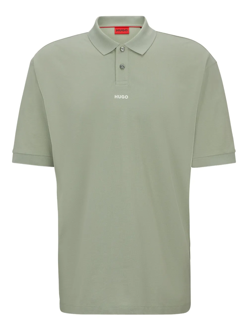 HUGO Camisa polo Dangula com logo | Verde | Image 1