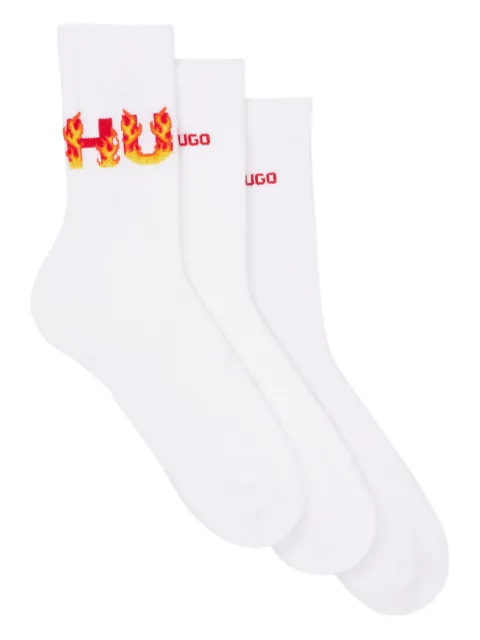 HUGO Kit 3 pares de meias Flames CC